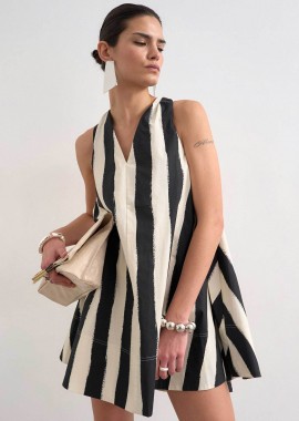 TOPSHOP - Topshop γυναικείο mini φόρεμα ριγέ