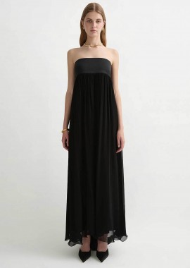 Posse γυναικείο maxi φόρεμα strapless 