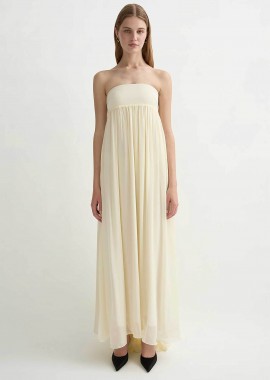 Posse γυναικείο maxi φόρεμα strapless 