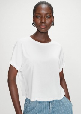 Grace & Mila γυναικείο T-shirt oversized μονόχρωμο 