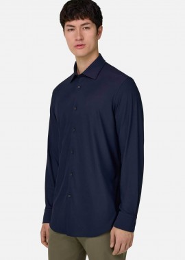 Boggi Milano ανδρικό πουκάμισο μονόχρωμο Slim Fit 