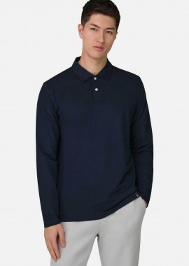 BOGGI MILANO - Boggi Milano ανδρική πόλο μπλούζα μονόχρωμη Regular Fit