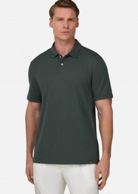 BOGGI MILANO - Boggi Milano ανδρική πόλο μπλούζα μονόχρωμη Regular Fit