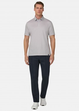 BOGGI MILANO - Boggi Milano ανδρικό παντελόνι Regular Fit - BO26P083001 Μπλε Navy