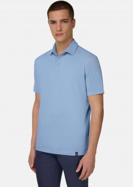 BOGGI MILANO - Boggi Milano ανδρική πόλο μπλούζα μονόχρωμη Regular Fit