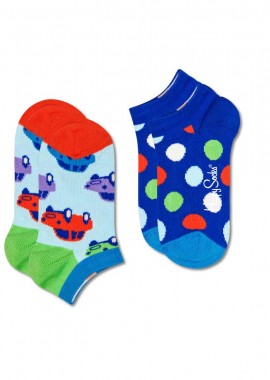 HAPPY SOCKS - Παιδικές Κάλτσες Σετ Των 2 Happy Socks Kcar02-6500