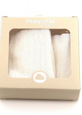 MAYORAL - Παιδικά Καλτσάκια Mayoral Χρώματος Εκρού 23-9590-067 2 Ζευγάρια