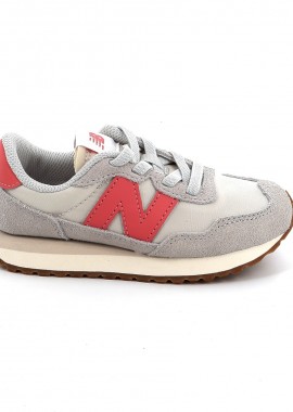 Παιδικό Αθλητικό Παπούτσι για Κορίτσι New Balance Χρώματος Γκρι PH237PK