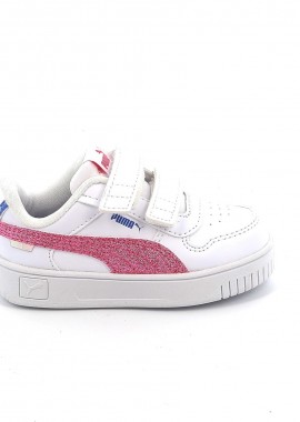 Παιδικό Αθλητικό Παπούτσι για Κορίτσι Puma Carina Street Deep Dive V Ihf Χρώματος Λευκό 395458-01