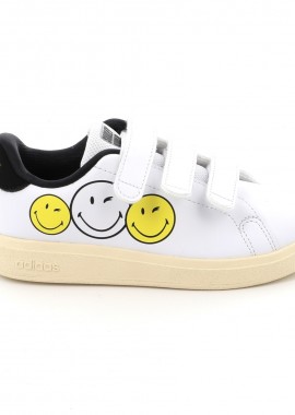 ADIDAS - Παιδικό Αθλητικό Παπούτσι Adidas Advantage Smiley Cf I Χρώματος Λευκό IH6251