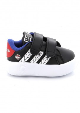 Παιδικό Αθλητικό Παπούτσι για Αγόρι Adidas Grand Court Spiderman Χρώματος Μαύρο JS0743