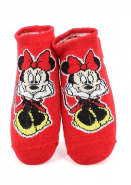 Παιδικές Κάλτσες για Κορίτσι Childrenland Minnie Χρώματος Κόκκινο MINNIE