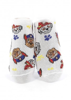 Παιδικές Κάλτσες για Αγόρι Childrenland Nickelodeon Paw Patrol Χρώματος Λεύκο Pawpatrol