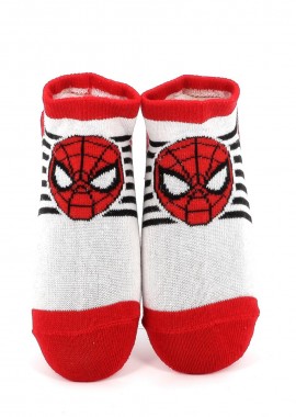 Παιδικές Κάλτσες για Αγόρι Childrenland Marvel Spiderman Χρώματος Λευκό SPIDER-MARVEL