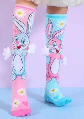 Παιδικές Κάλτσες για Κορίτσι Childrenland Χρώματος Πολύχρωμο RABBIT
