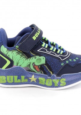 Παιδικό Αθλητικό Παπούτσι για Αγόρι Bull Boys T-Rex με Φωτάκια Χρώματος Μπλε DNAL5140-BL01
