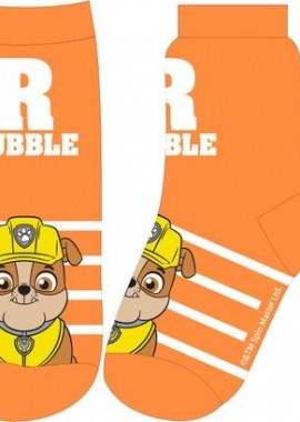 Παιδικές Κάλτσες για Αγόρι Childrenland Nickelodeon Paw Patrol Rubble Χρώματος Πορτοκαλί RUBBLE544
