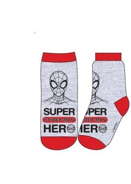 Παιδικές Κάλτσες για Αγόρι Childrenland Marvel Spiderman Χρώματος Γκρι SUPERHERO544