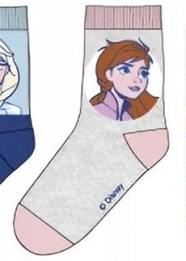 Παιδικές Κάλτσες για Κορίτσι Childrenland DISNEY Πολύχρωμες FROZEN 3 Ζεύγη