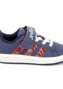 ADIDAS - Παιδικό Αθλητικό Παπούτσι για Αγόρι Adidas Grand Court Spider-man El Χρώματος Μπλε JS2343