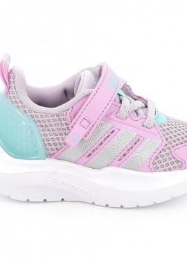 Παιδικό Αθλητικό Παπούτσι για Κορίτσι Adidas Lightorama Rnr El I με On-Off Φωτάκια Χρώματος Μωβ HQ9258