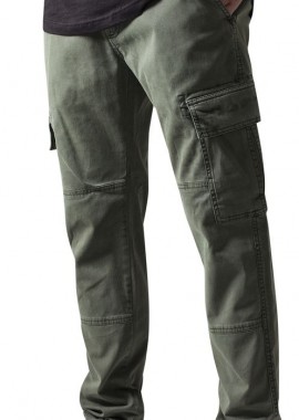 Urban Classics - Ανδρικό Παντελόνι Washed Cargo Twill TB1435 Urban Classics Olive