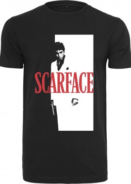 Scarface Logo Tee Merchcode MC626 Black
