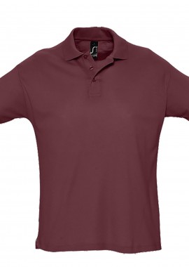 SOLS - Ανδρική Μπλούζα Polo 11342 SOL'S Summer II Burgundy