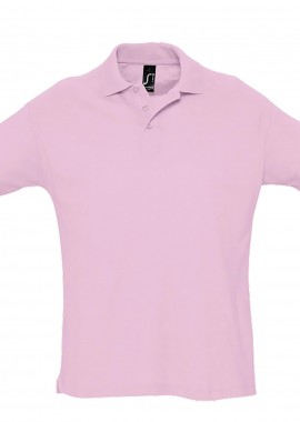 SOLS - Ανδρική Μπλούζα Polo 11342 SOL'S Summer II Pink