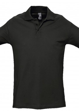 SOL'S - Ανδρικό Polo Πικέ 11362 SOL'S Spring II Black
