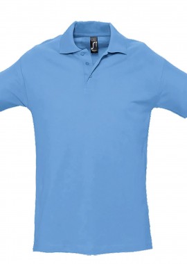SOLS - Ανδρικό Polo Πικέ 11362 SOL'S Spring II Sky Blue Pique