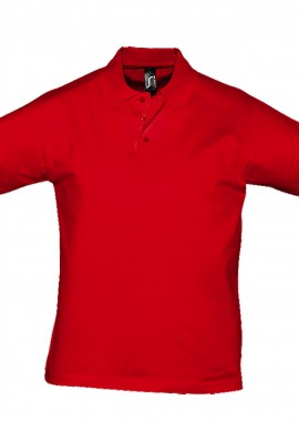 Ανδρική Μπλούζα Polo Prescott 11377 SOL'S Red