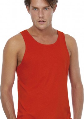 Αμάνικο T-Shirt Inspire TM072 B & C Organic 140g Fire Red