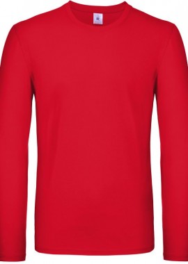 B & C - Μακρυμάνικο T-Shirt E150 LSL TU05T B & C Red
