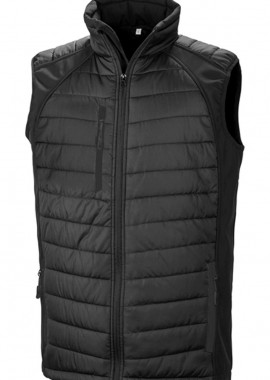 Result - Ανδρικό Αμάνικο Μπουφάν Softshell R238X Result Black/Black