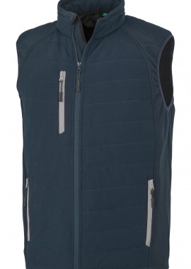 Αμάνικο Μπουφάν Softshell Compass R238X Result Navy/Grey
