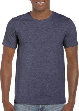 T-Shirt Softstyle 64000 Gildan Heather Navy