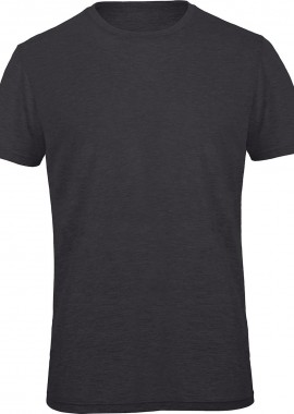 B & C - T-Shirt TM055 B & C Triblend Jersey Heather Dark Grey