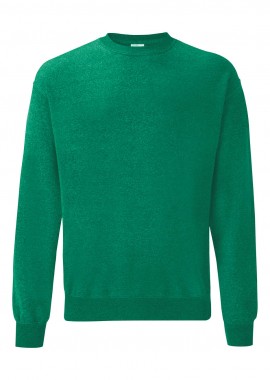 Fruit of the Loom - Φούτερ Classic Set In 62-202-0 Fruit of the Loom Retro Heather Green