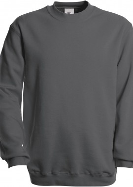 B & C - Φούτερ Crewneck WU600 B & C Steel Grey