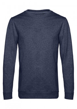 B & C - Φούτερ Crewneck Set In WU01W B & C Unisex Heather Navy