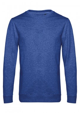 B & C - Φούτερ Crewneck Set In WU01W B & C Unisex Heather Royal Blue