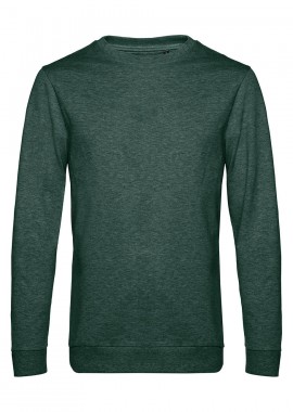 B & C - Φούτερ Crewneck Set In WU01W B & C Unisex Heather Dark Green