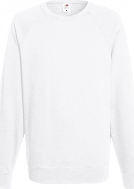 Fruit of the Loom - Φούτερ Raglan 62-138-0 Fruit of the Loom Lightweight White
