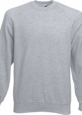 Fruit of the Loom - Φούτερ Classic Raglan 62-216-0 Fruit of the Loom Heather Grey