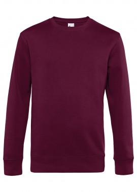 B & C - Φούτερ Crewneck WU01K B & C Dark Cherry