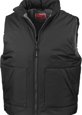 Αμάνικο Μπουφάν με Fleece R44 Result Black
