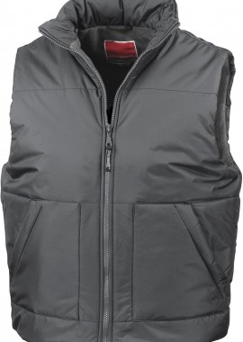 Αμάνικο Μπουφάν με Fleece R44 Result Dark Grey