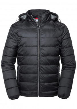 Russell - Ανδρικό Μπουφάν R-440M-0 Russell με Κουκούλα Nano Black