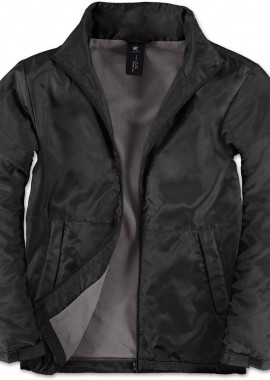 B & C - Ανδρικό Μπουφάν JM825 B&C Multi-Active Black/Warm Grey